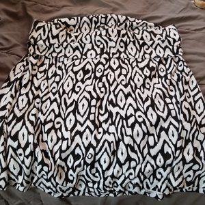 Black and White Torrid Skirt